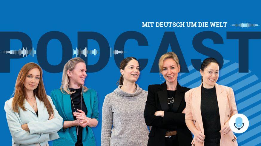 Der ÖSD Podcast "Mit Deutsch um die Welt" nimmt Sie mit hinter die Kulissen des ÖSD. In jedem Podcast gibt es neue Interviews mit spannenden Gästen.
